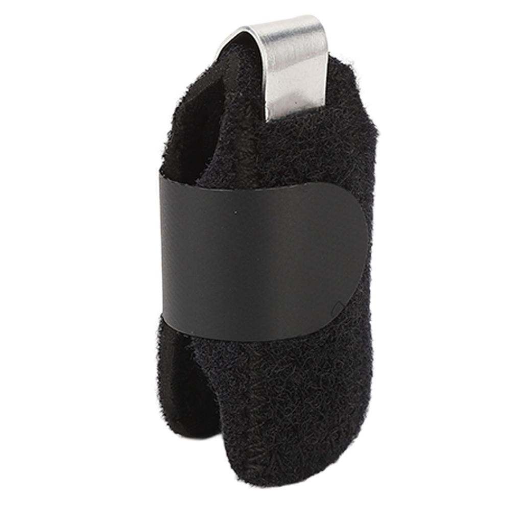 Hammer Toe Corrector Claw Fixation Aluminum Plate Toe Stabilizer for Children Adults Black