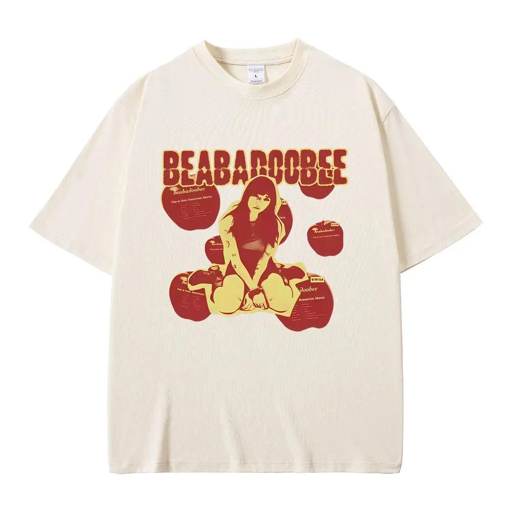 Take A Bite Beabadoobee Graphic Tshirt Unisex Women Fashion Pop Music T Shirts Unisex Casual Vintage Oversized Short Sleeve Tshirts S