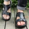 Men's Sandals Fashion Casual Leather Sandals Outdoor Non Slip Trekking Sandalias Summer New Beach Shoes for Men Designer Sandals