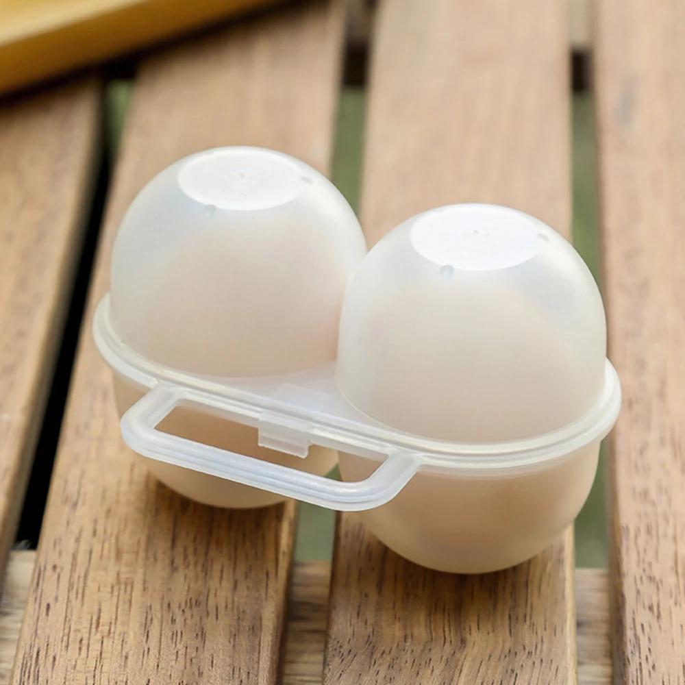 1PC Outdoor Portable Egg Carton Fall-Proof Storage Box Travel Shockproof Camping Breakproof Egg Tray Breakfast Coffee Tray Tray