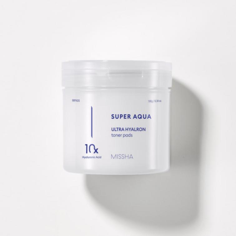 MISSHA Super Aqua Ultra Hyalron Tonerpads 180g (90 Blatt)