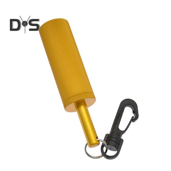 

Подводный шейкер с зажимом для подводного плавания из алюминиевого сплава, подводное устройство связи, шумовой сигнальный звонок для подводного плавания золотистый