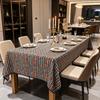Dining Kitchen Party Daily Household Rectangle Cotton Linen Soft Washable Table Cloth