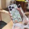 Shockproof Protective Phone Case For UMIDIGI A15/A15C Wristband Cartoon Kickstand Waterproof Durable Soft case Ring Cute