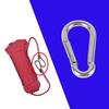 316 Stainless Steel Carabiner Clips, Heavy Duty Spring Snap Hooks for Gym, and Outdoor Activities -