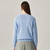 Zhaojun Women's 2025 A/W Thick 100% Cashmere Round Neck Knit Sweater