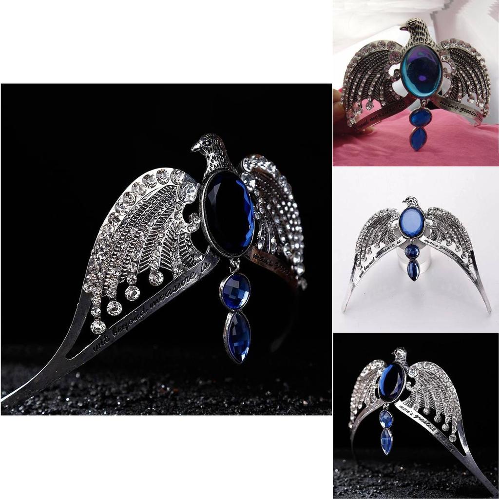 Prachtige Metaalkroon Geïnspireerd op een Arend Voor Ravenklauw Fans Perfect Voor Harry Potter Liefhebbers