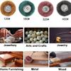 5-20pcs Mini Drill Abrasive Brush Nylon Buffing Polishing Wheel Dremel Rotary Hand Tool Accessories Set Rust Remover