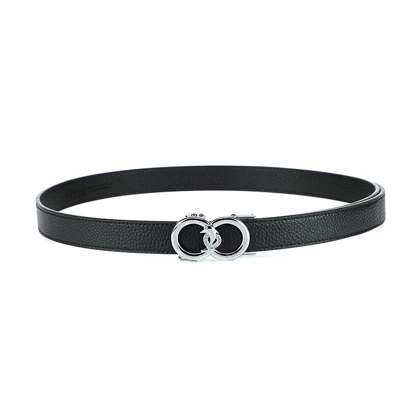 Women's Top Grain Leather Automatic Buckle Belt