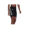 adidas Logo Striped Slim Fit Sports Shorts Women Shorts Black GM6731