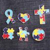 6 Piezas Insignias Esmaltadas de Rompecabezas del Autismo Pines de Solapa Esmaltados Decoración de Solapa de Ropa Regalo para Mujeres Hombres Niña Niños