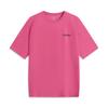 Li Ning CF Pure Color Letter Round Neck Ice Feel Comfortable Antibacterial Short Sleeve T-Shirt Men T-Shirt Bright-Pink ATSV189-7