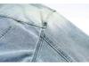 Men's Retro Hong Kong Hooded Denim Jacket - Japanese Style, Loose Fit Pullover for Spring/Autumn.