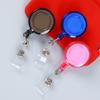 5 st Färg Infällbar Dragbricka ID Lanyard Namnskylt Korthållare Rullar Nyckelring Anti-Förlorad Kedjeklämmor Skola Kontorsmaterial