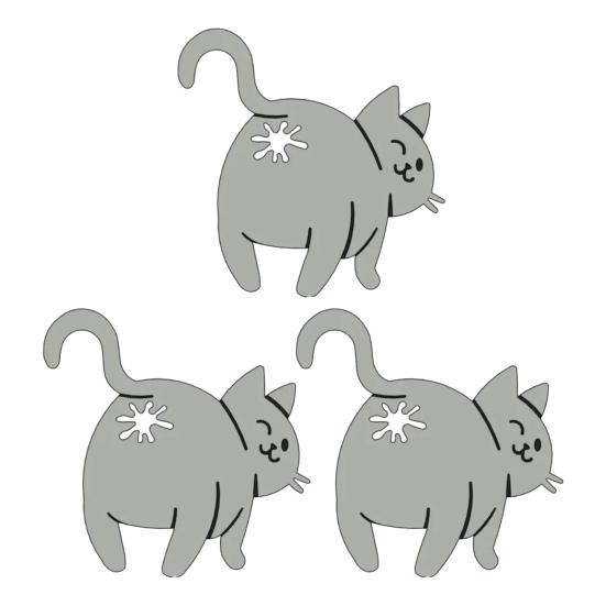 Cat Butt Bread Clip 3D Printed Cat Shaped Bag Holder Reusable Food Bag Clips for Bread Snack Bags Novelty Kitchen Gadget for Cat Lovers