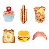 Realistic Food Fancy Dress Costume Funny Pizza Hamburger Dressing Up Outfit For Adults Cosplay Theme Event