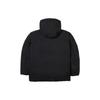 Fila Letter Solid Color Hooded Thickened Down Jacket Men's Black FS2DJE4202M-BLK