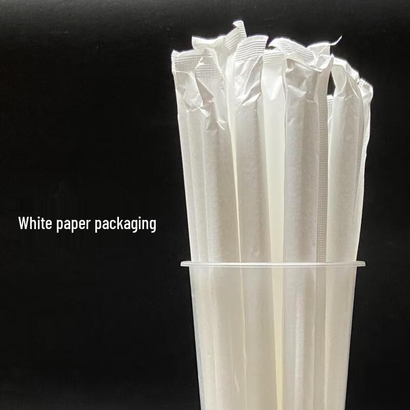 Disposable Extra-Thick Transparent Plastic Straws