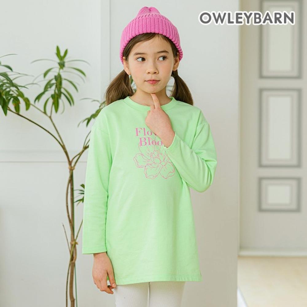 

Oliven Flower Bloom Long T shirT Green Green/150
