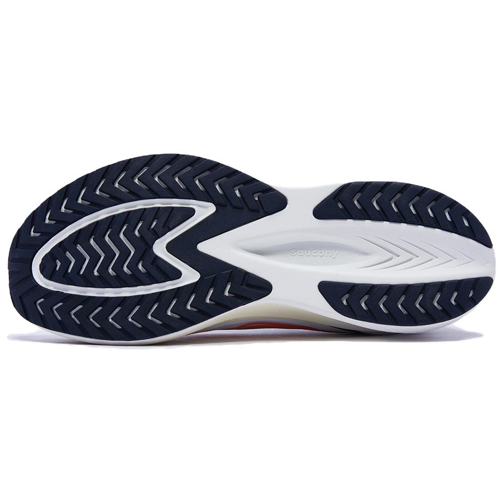 SAUCONY נעלי אימון ריצה Mirage Flow נוחות רכות נושמות נעלי סניקרס לגברים לבן S28214-4