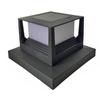 Waterproof Solar Column Light Square Fence Post Light Deck Cap Fence Gate Pillar Lamp  Fence Gate