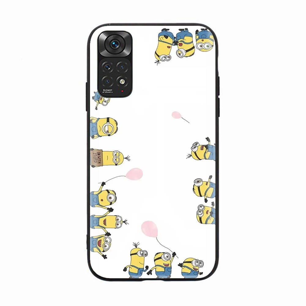 

Черный чехол для OPPO Reno 8 6 5 4 Pro Plus Find X3 A17 A3 A31 A38 A40 A53 A54 A55 A74 A76 A78 A77 A80 A94 A95 A96 Lite M-77 Minions Cartoon OPPO A1K жасмин