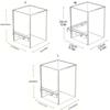 Unique Acrylic Suspended Fish Tank Easy To Install Vacuum Suspension Fish Tank  Fish Activity Area