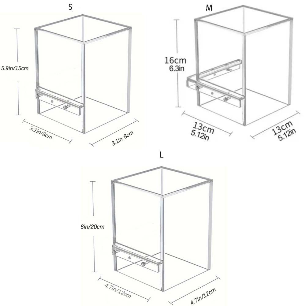 Unique Acrylic Suspended Fish Tank Easy To Install Vacuum Suspension Fish Tank  Fish Activity Area