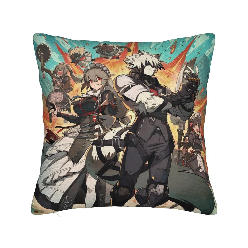 Decorative Pillow Covers Zenless Zone Zero Stuff Seater Throw Pillow Case Cover Square Multiple Sizes