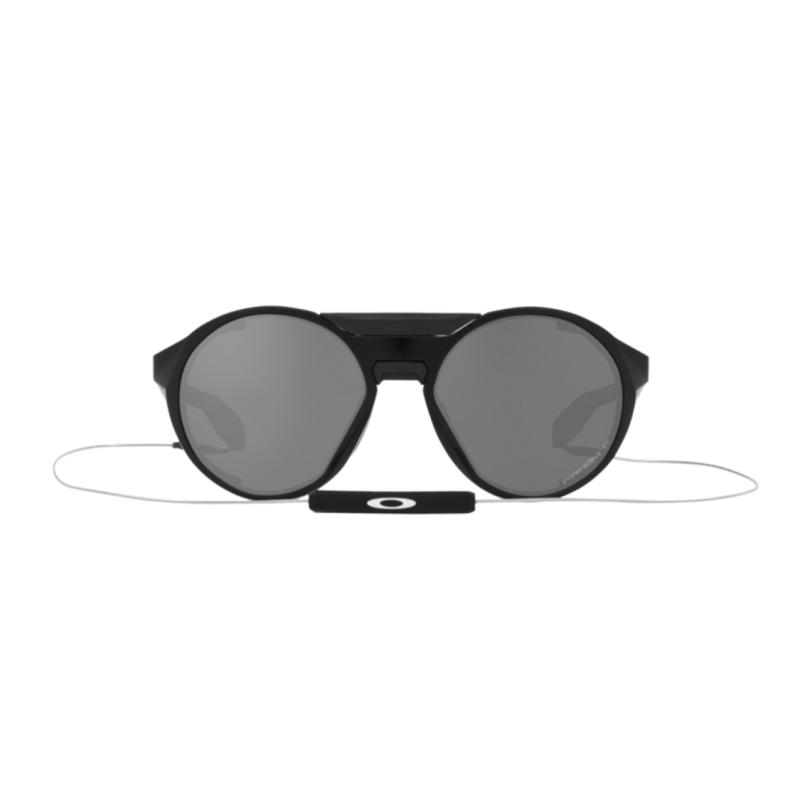 Oakley Frame with Chain Plate Irregular Sunglasses Men's Black