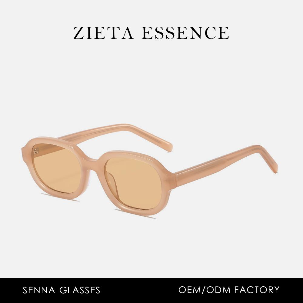 Nylon Retro Oval G Plate Sunglasses Jelly Tortoiseshell Quality Street Sunglasses