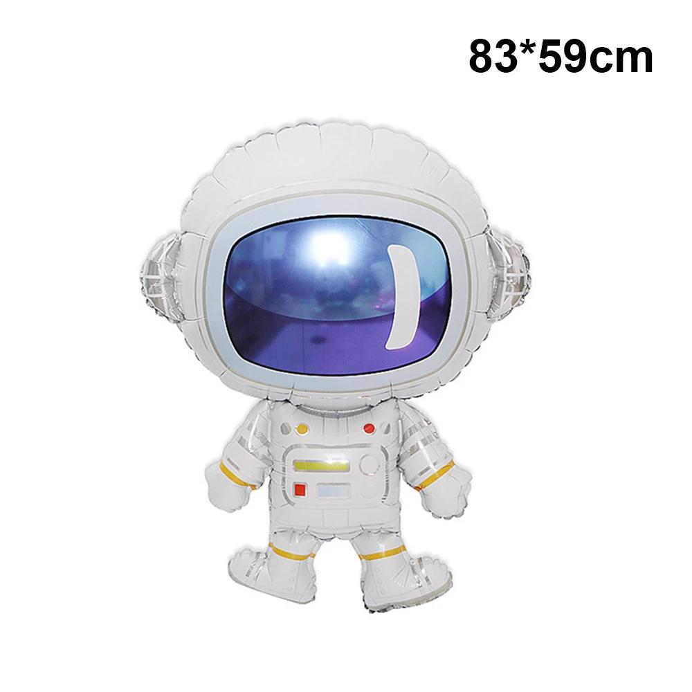 Solar System Outer Space Birthday 22in Planets Stand Astronaut Rocket Earth Balloons for Kids Starry Galaxy Party Decor Supplies