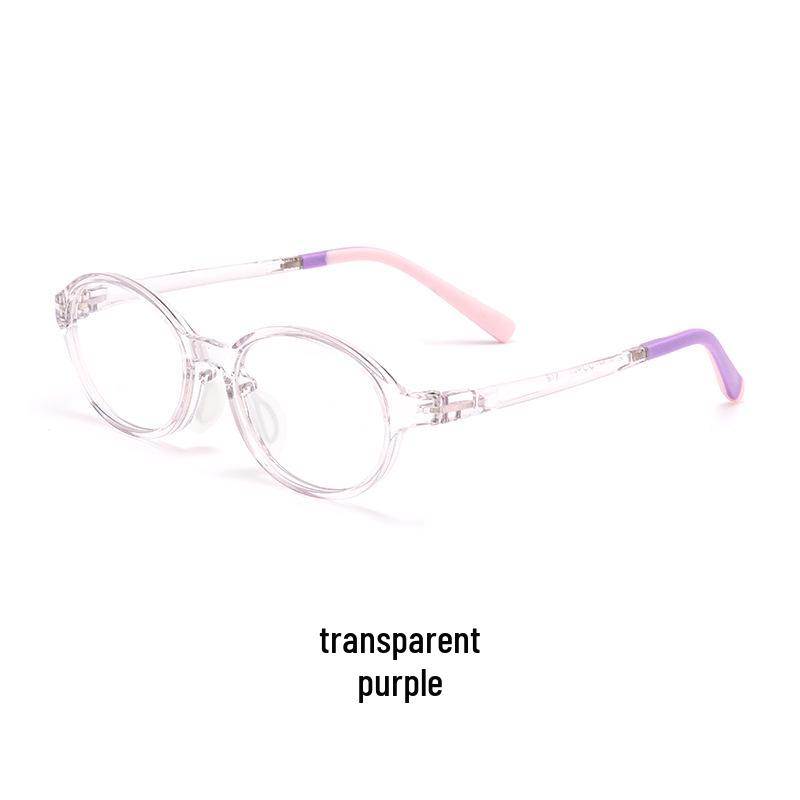 Children's Ultralight Transparent Eyeglass Frame with Soft Nose Pads for Boys & Girls (Model 89213ET)