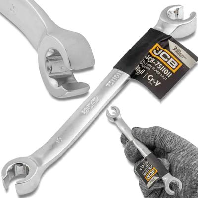 JCB 10x11mm Split Ring Spanner 2-sided Cr-V 6-point