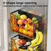 Magnetic fruit storage rack Folding Fridge Side Storage Racks punch-free vegetable fruit storage rack Kitchen seasoning box