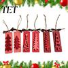 Handcrafted Wood Hanging Crafts Rustic Wooden Christmas Tree Ornaments, Winter Farmhouse Decoration, Unique Holiday Keepsake Ornaments Xmas