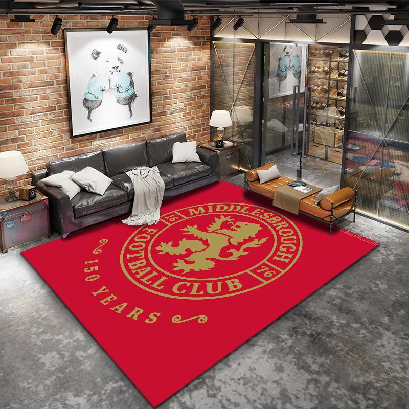 Middlesbrough Carpet Rug for Living Room Bedroom Home Sofa Decoration,Kids play Nonslip Floor Mat