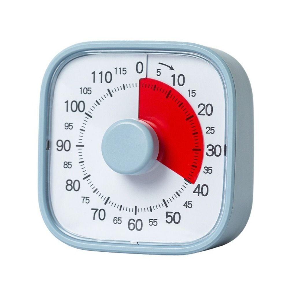 Self-Discipline Visual Timer Silent Operation Kitchen Timer Countdown Alarm Clock  Children