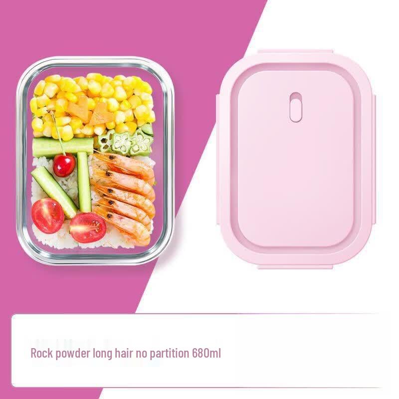 Heat-Resistant Glass Lunch Box with Lid