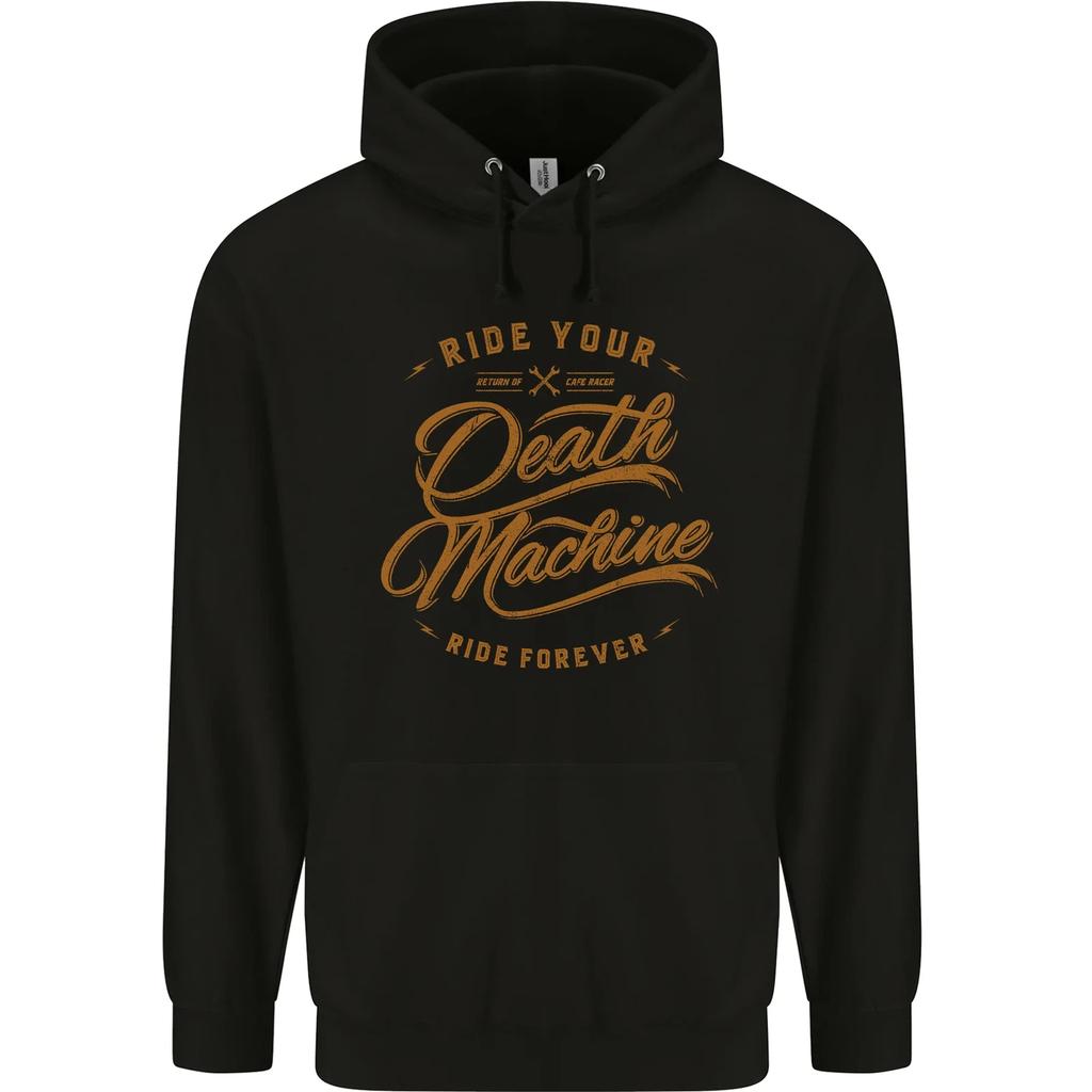 Death Machine Motorcycle Biker Chopper Hoodie