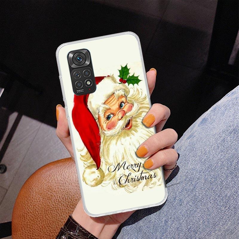 Christmas Santa Claus Present Phone Case For Xiaomi Redmi Note 15 14 13 12S 12 11 Pro Plus 14S 11S 11E 10 10S 11T 5G Personalize