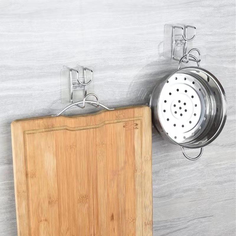 Multifunktionale Edelstahl-Waschbeckenhaken, lochfrei, Küchen-Badezimmerregal, Waschbecken-Aufbewahrungsregal, Handtuchhalter