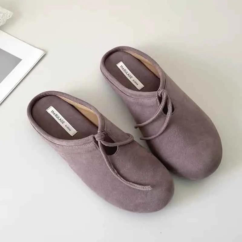 Fashion Women Flats Slippers Casual Slingback Mules Shoes Summer Women's Sandals 2025 New Fashion Slides Cozy Flip Flops Sandalias Mujer