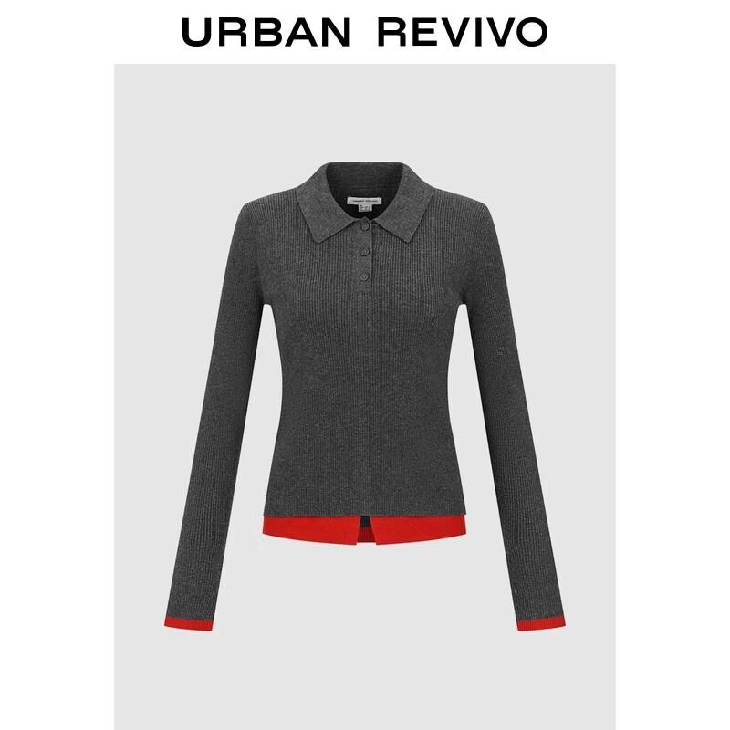 Women s Ribbed Knit Half-Placket Sweater S