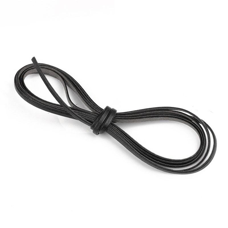 1M Universal Flat Genuine Leather Cords Vintage Brown 3/5/8/10mm Cow Leather Fit Leather Bracelet Jewelry Making Tools