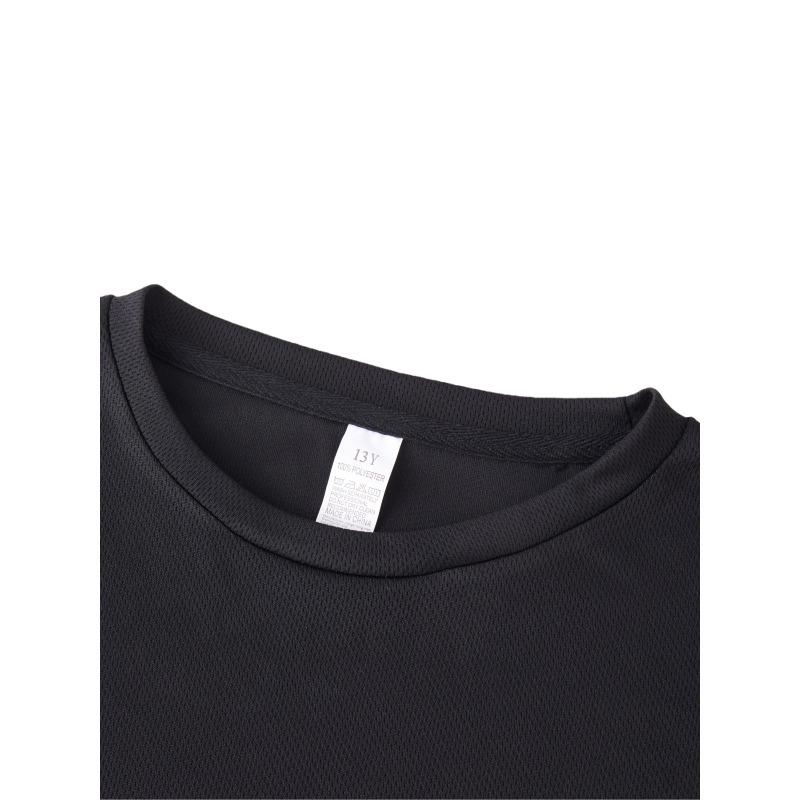 European Sizes Children's Summer Short-Sleeve T-Shirt, Cartoon Print Top for Boys, Featuring a Cute Design, Suitable for Outings and Daily