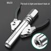 High-Pressure Self-Locking Grease Gun Nozzle with Pliers-Type Head for Manual/Electric/Pneumatic Applications
