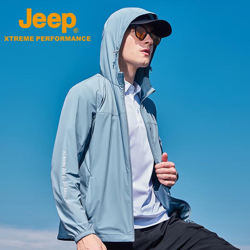 JEEP Men s Lightweight Windbreaker M