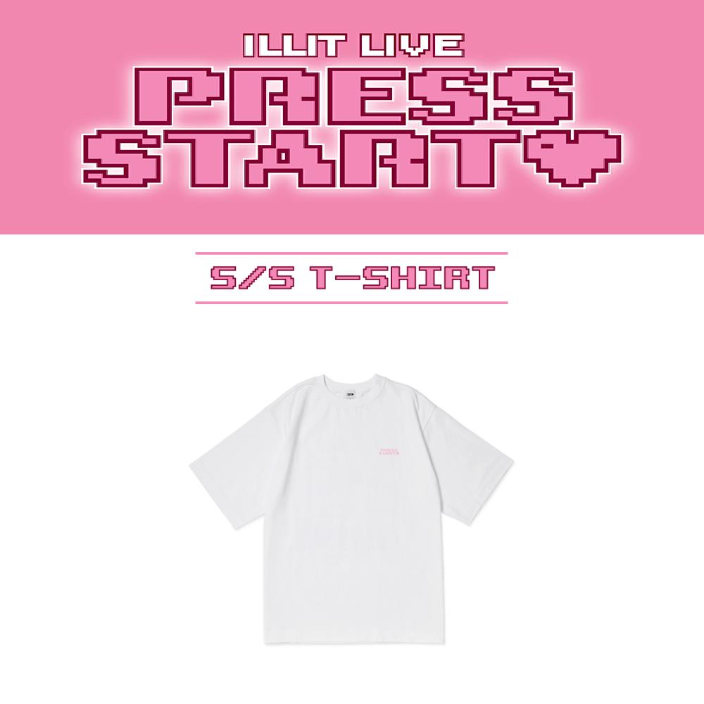 2-й предзаказ ILLIT LIVE PRESS START Футболка S/S L size