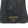 PRADA denim Canapa Tote Bag denim black Women B2439G Used